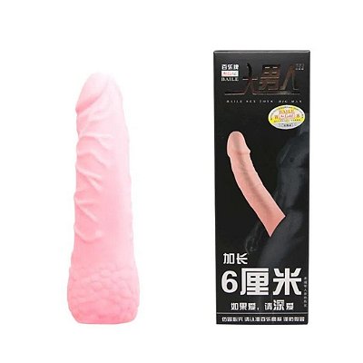 Capa Peniana Extensora De 3,5 Cm Com Saliências Na Base BAILE PENIS SLEEVE