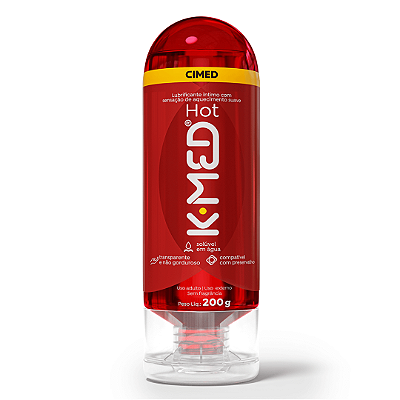 Lubrificante Íntimo Hot 200ml K-MED