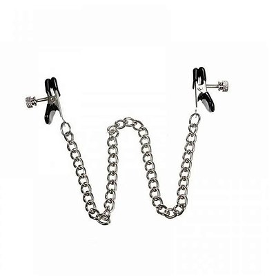 Grampos para Mamilos com Presilhas Ajustáveis e Corrente