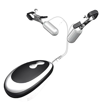 Prendedor de Mamilos de Pressão com Bullet de 20 Vibrações Vip Mix