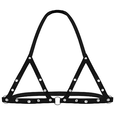 Top Triângulo com Rebites