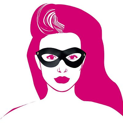 Máscara TIAZINHA Preta