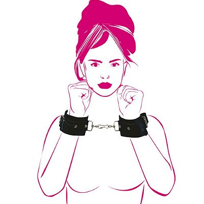 Algema Bracelete Ajustável Preta