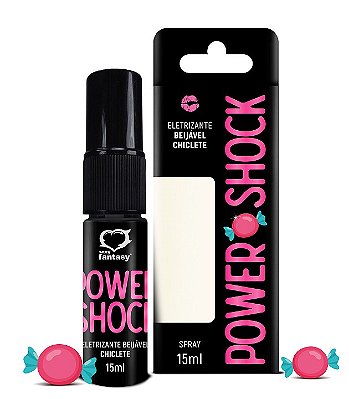 Power Shock CHICLETE Excitante Eletrizante Beijável Unissex 15ml