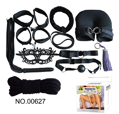 Kit Fetiche e Submissão com 10 Peças
