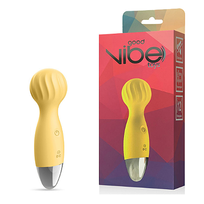 Vibrador Amarelinho Good Vibe 12 modos de Vibração RECARREGÁVEL