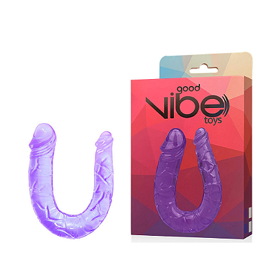 Prótese Penetração Dupla 29,8cm CURVADA