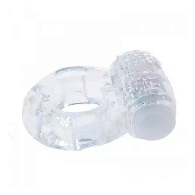 Anel Peniano com Mini Cápsula Estimuladora TRANSPARENTE