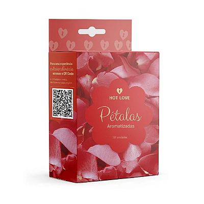 Pétalas Aromatizadas c/ 100un Hot Love.