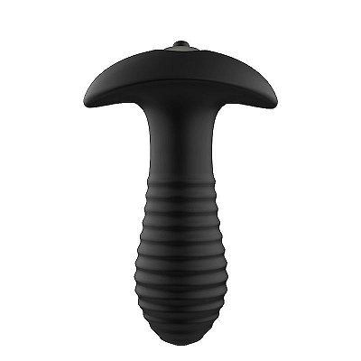 Plug Anal Spiral  com Vibrador Unico  S-Hande