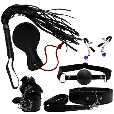 Kit Bondage com 7 Peças PREMIUM
