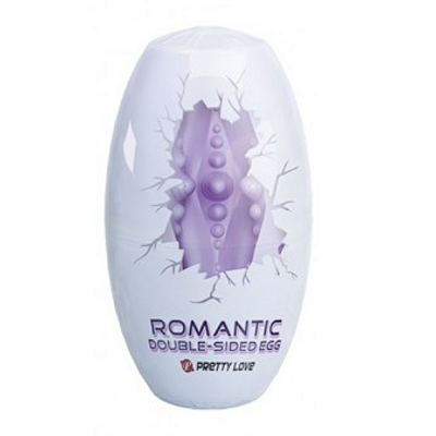 Masturbador Masculino EGG com Textura Interna e Externa – PRETTY LOVE ROMANTIC DOUBLE