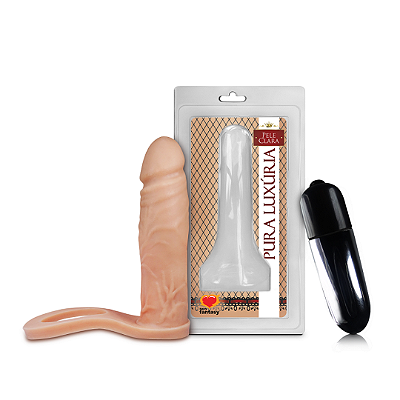 Prótese Companheira Maçiça c/ Capsula Vibratória  - 12,4 X 3 CM