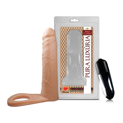 Prótese Companheira Maçiça c/ Capsula Vibratória 16 X 3,8cm