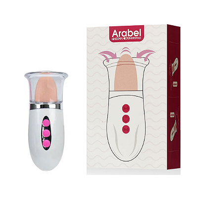 Vibrador Bomba De Sucção Vaginal Com Língua | Arabel Tongue