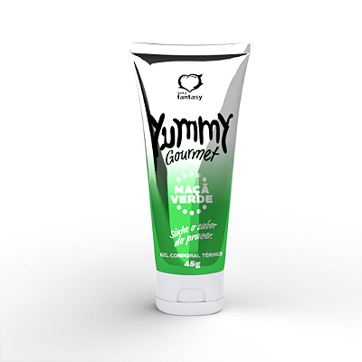 Yummy Gourmet Gel Comestível Térmico Hot 45g Maça Verde