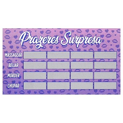 Raspadinha Prazeres Surpresa