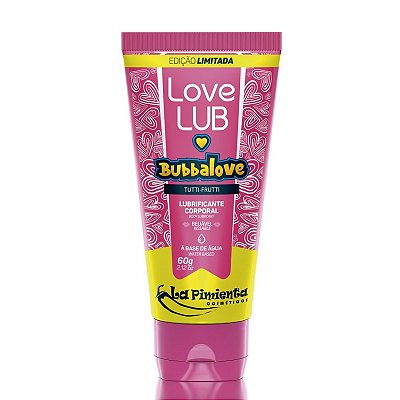 Lubrificante BubbaLove Tutti-Frutti Beijável 60g