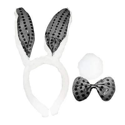 Kit Tiara Coelho 3 peças