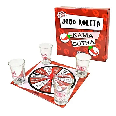 Jogo Roleta Kama Sutra com 4 Shots Unika