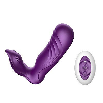 Vibrador Pulsador Soca Soca com Controle Remoto e Recarregável