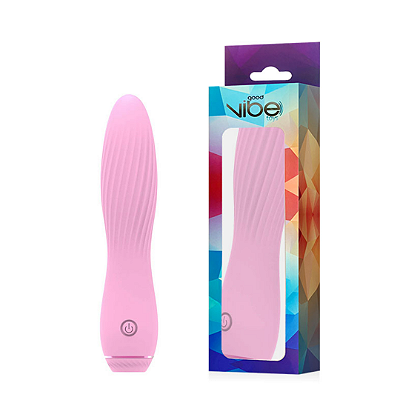 Vibrador Recarregável Vai Vai com Saliências em Espiral – GOOD VIBE TOYS