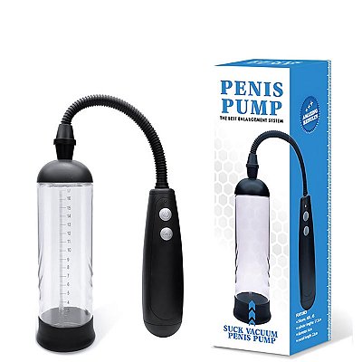 Bomba Peniana com Sucção Automática 20,5×6,2×6,2   – PENIS PUMP POWERUP