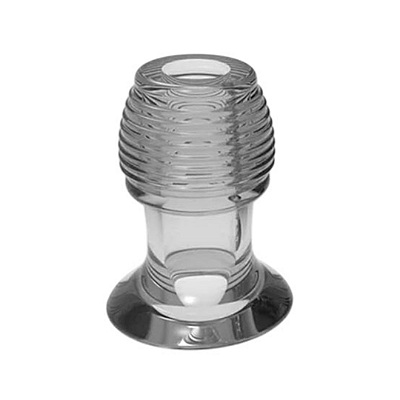 Plug Anal 8,1 cm com Ranhuras em Alto Relevo e Túnel Interno Vazado