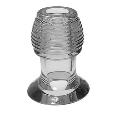 Plug Anal 9,5 cm com Ranhuras em Alto Relevo e Túnel Interno Vazado