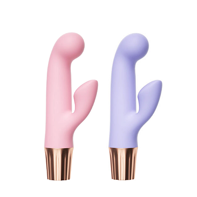 Vibrador Recarregável Ponto G com Estimulador Clitoriano