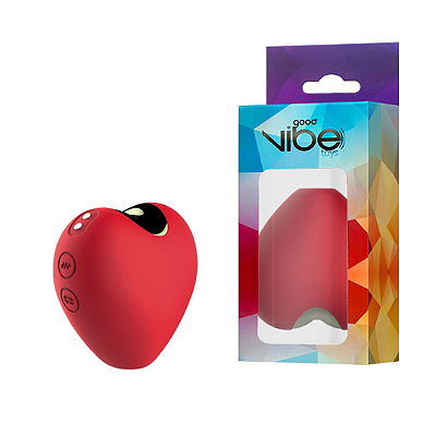 Sugador Recarregável Formato Coração com Ondas de Pressão – GOOD VIBE TOYS – VR-137