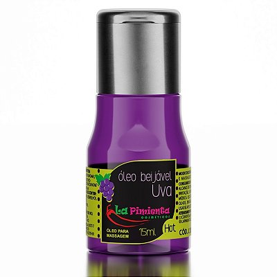 Óleo Beijável Hot de Uva 15ml La Pimienta