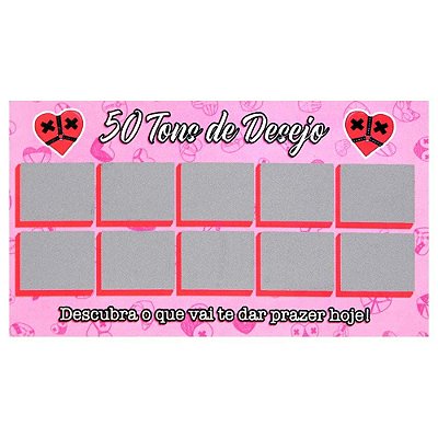 Raspadinha 50 Tons De Desejo