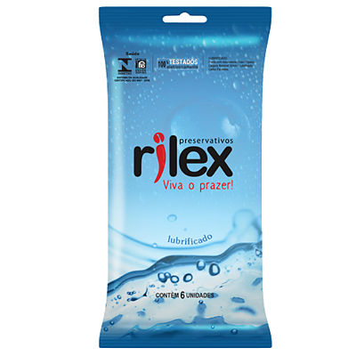 Preservativo Lubrificado 6 Unidades Rilex