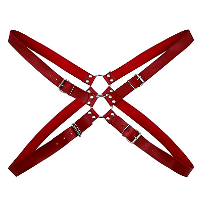 Arreio Masculino RED Gladiador Harness Dominatrixxx
