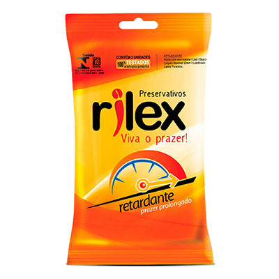 Preservativo Lubrificado Retardante 6 Unidades Rilex