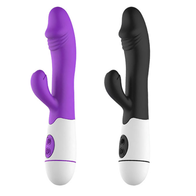 Vibrador Snappy Recarregável com Estimulador Clitoriano com 30 Vibrações Rabbit