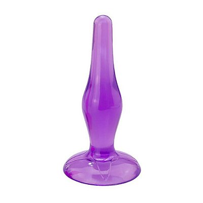 Plug Anal de Silicone com Ventosa 8x2cm