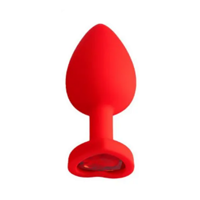 Plug Anal em Formato de Coração TAMANHO P