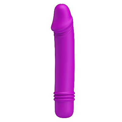 Vibrador EMILY com Detalhe em Formato de Glande e 10 Modos de Vibração - A PILHA