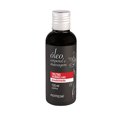 Oleo Corporal e Massagem Frutas Vermelhas 120ml (NÃO É BEIJÁVEL)