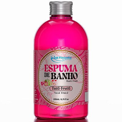 Espuma de Banho Bath Foam 200ml Tutti Frutti La Pimenta