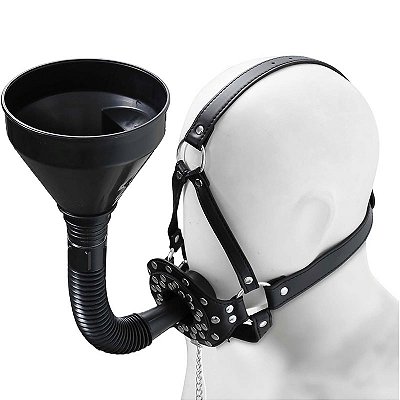 Mordaça com Mangueira Retrátil Acoplada em Funil