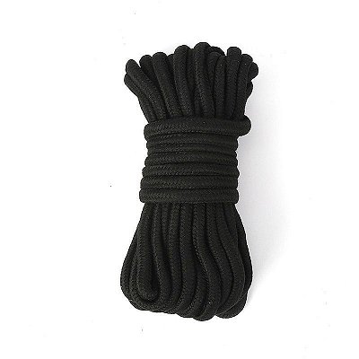 Corda Sado com 10 METROS - Bondage Rope - Preto