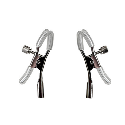 Par de Grampos para Mamilos com Regulagem e Presilha Emborrachada