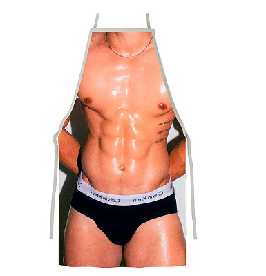 Avental 3 Sensual Homem Óleo