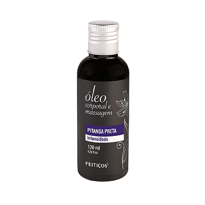 Oleo Corporal e Massagem Pitanga Preta 120ml (NÃO É BEIJÁVEL)