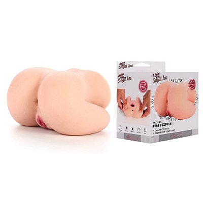Masturbador Masculino - Bunda com Vagina e Ânus em Cyberskin 10,7x10,9x7 cm. - Super Realístico