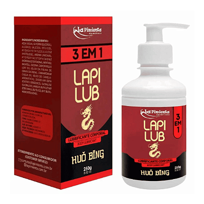 Lapi Lub HUO BING Lubrificante Intensificador Excitante 250g