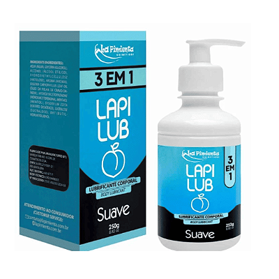 Lapi Lub SUAVE Lubrificante com Dessensibilizante Anal 250g